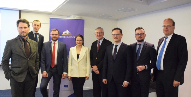 Experts discussed the results and outlook of procedural law reform during the monitoring mission meeting