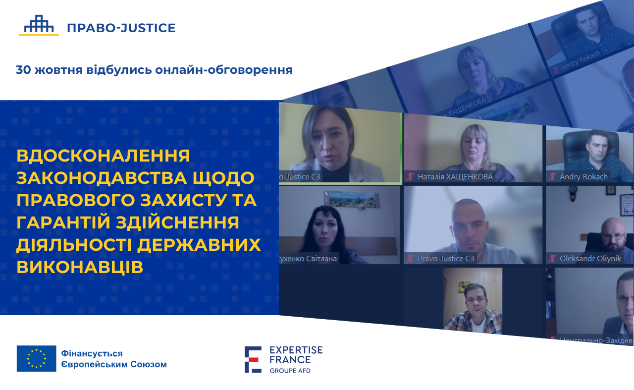 Online Consultations on Legal Protection and Guarantees for the Activities of State Enforcement Officers Were Held