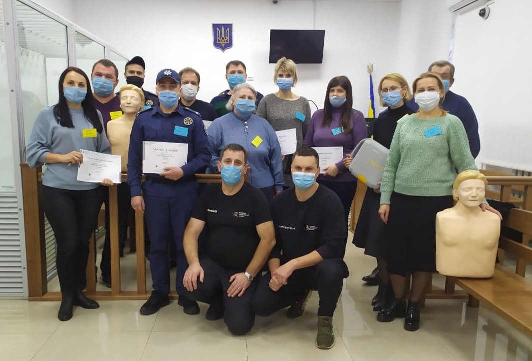 100 representatives of courts and Court Security Service have learned to provide premedical first aid