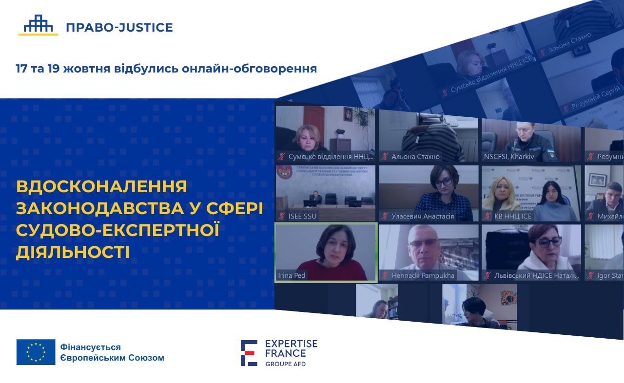 Online Consultations on Improving Legislation in the Field of Forensics Took Place